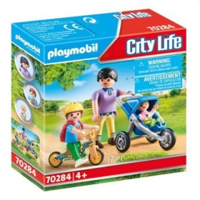 Vergroot 70284 Playmobil Mama Met Kinderen 70284 Playmobil Mama Met Kinderen