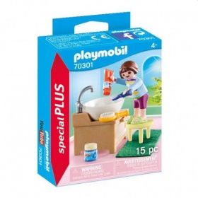 Vergroot 70301 Playmobil Meisje aan Wastafel 70301 Playmobil Meisje aan Wastafel