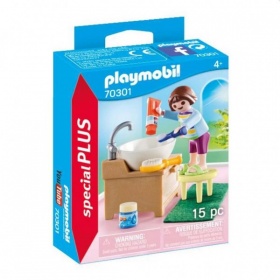 70301 Playmobil Meisje aan Wastafel