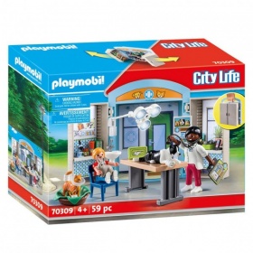 Vergroot 70309 Playmobil Speelbox Dierenarts 70309 Playmobil Speelbox Dierenarts