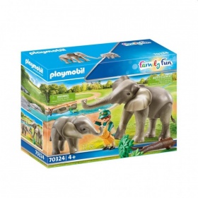 Vergroot 70324 Playmobil Olifantenverblijf 70324 Playmobil Olifantenverblijf