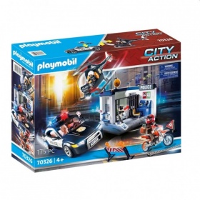 Vergroot 70326 Playmobil Politiebureau Compleet met Accessoires 70326 Playmobil Politiebureau Compleet met Accessoires