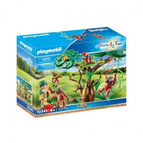 Vergroot 70345 Playmobil Boom met Orang-Oetans 70345 Playmobil Boom met Orang-Oetans