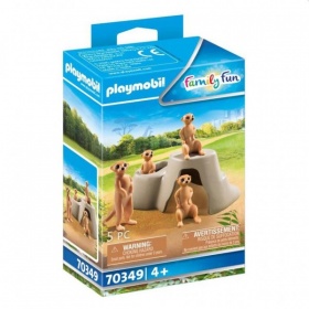 Vergroot 70349 Playmobil Kolonie Stokstaartjes 70349 Playmobil Kolonie Stokstaartjes