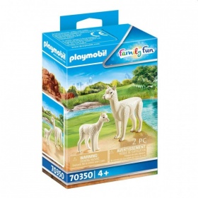 Vergroot 70350 Playmobil Alpaca met Baby 70350 Playmobil Alpaca met Baby
