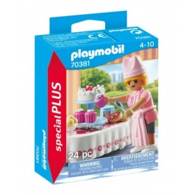 Vergroot 70381 Playmobil Special Plus Banketbakker met Toetjes 70381 Playmobil Special Plus Banketbakker met Toetjes
