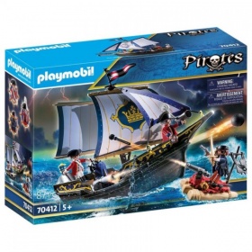 Vergroot 70412 Playmobil Zeilschip van de Soldaten 70412 Playmobil Zeilschip van de Soldaten