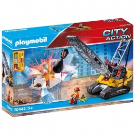 Vergroot 70442 Playmobil Kabelgraafmachine 70442 Playmobil Kabelgraafmachine