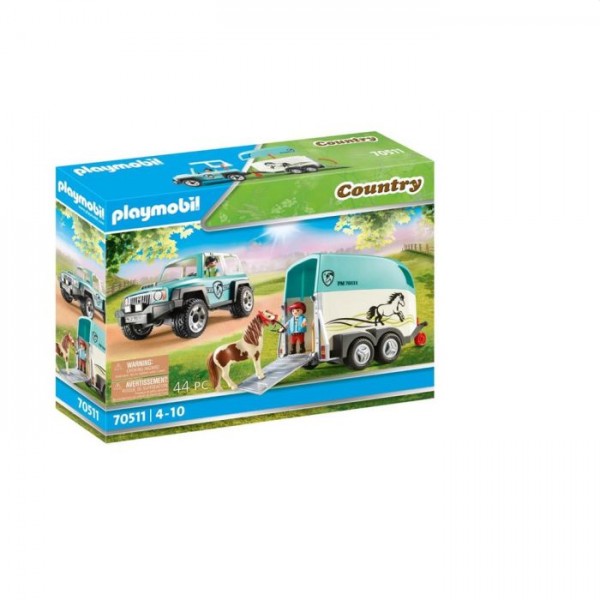 70511 Playmobil Country Auto Met Aanhanger