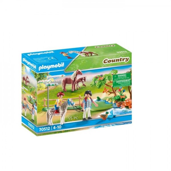 kwaad kwaliteit Omdat 70512 Playmobil Country Gelukkige Ponyreis