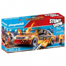 Vergroot 70551 Playmobil Stuntshow Crashcar 70551 Playmobil Stuntshow Crashcar