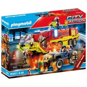 70557 Playmobil Brandweer Met Brandweerwagen