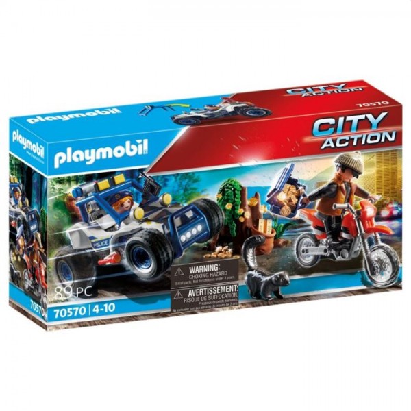 70570 Playmobil Politie Suv: Achtervolging Van De Schattenrovers