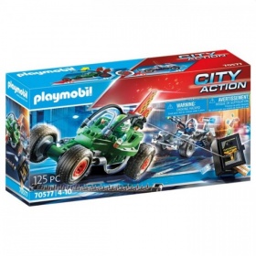 Vergroot 70577 Playmobil Politiekart: Achtervolging Van De Kluisrover 70577 Playmobil Politiekart: Achtervolging Van De Kluisrover