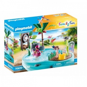Vergroot 70610 Playmobil Leuk Zwembad met Watersplash 70610 Playmobil Leuk Zwembad met Watersplash