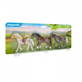 Vergroot 70683 Playmobil Country 3 Paarden 70683 Playmobil Country 3 Paarden