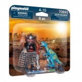 70693 Playmobil Duopack Velociraptor VS Stroper