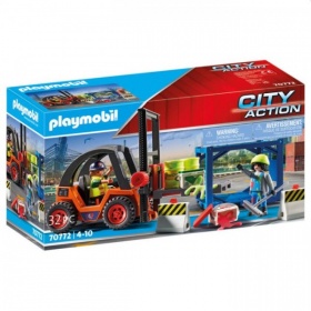 Vergroot 70772 Playmobil Vorkheftruck Met Lading 70772 Playmobil Vorkheftruck Met Lading