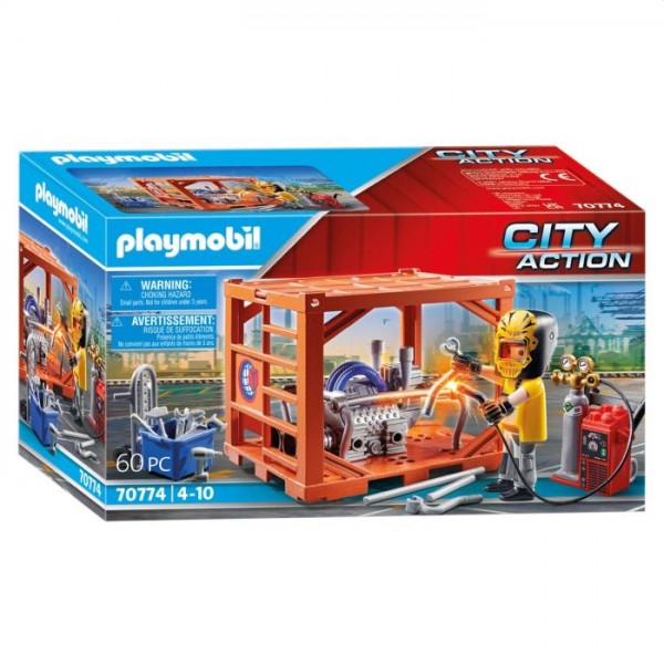 Playmobil Cargo 70774 container productie