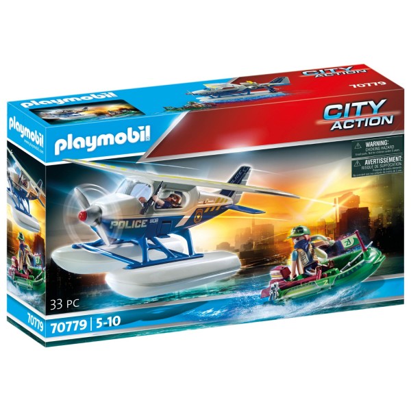 Playmobil® 70779 politiewatervliegtuig smokkelaar achtervolging