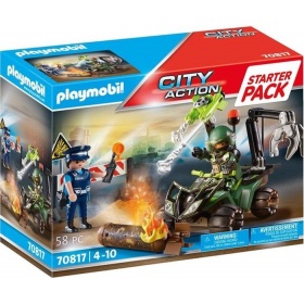 70817 Playmobil Starterpack Politie: Gevarentraining