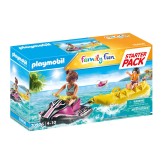 70906 Playmobil Starterpack Waterscooter Met Bananenboot