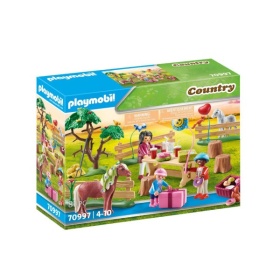 Vergroot 70997 Playmobil kinderverjaardagsfeestje op de pony boerderij 70997 Playmobil kinderverjaardagsfeestje op de pony boerderij
