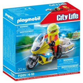 71205 Playmobil Noodmotorfiets met Zwaailicht