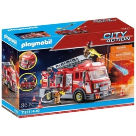 Vergroot 71233 Playmobil Brandweerwagen Promo 71233 Playmobil Brandweerwagen Promo