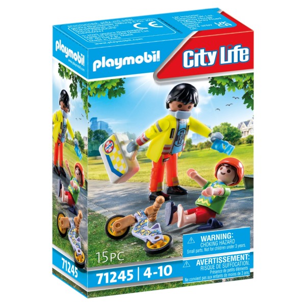 Playmobil® Constructie-speelset Sanitäter mit Patient (71245), City Life