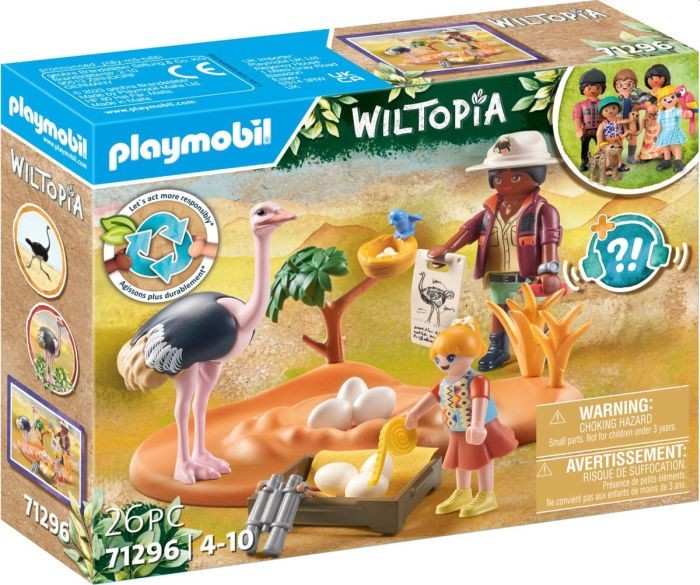 PlaymobilÂ® wildtopia 71296 op bezoek bij papa struisvogel