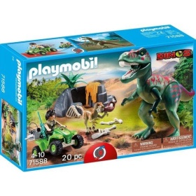 Vergroot Playmobil 71588 Dinos T-rex Aanval Speelset Playmobil 71588 Dinos T-rex Aanval Speelset