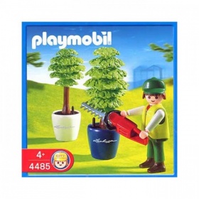 Vergroot 4485 Playmobil Tuinman + Heggeschaar 4485 Playmobil Tuinman + Heggeschaar