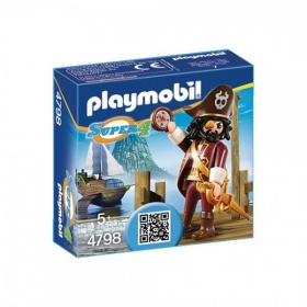 Vergroot 4798 Playmobil Super 4 Sharkbeard 4798 Playmobil Super 4 Sharkbeard