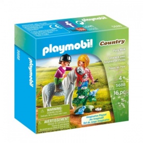 5688 Playmobil Ponyrijden met Mama