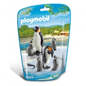 Vergroot 6649 Playmobil Pinguins met jongen 6649 Playmobil Pinguins met jongen