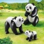 6652 Playmobil Panda's met baby