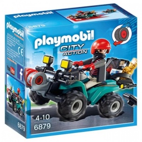 6879 Playmobil Bandiet en Quad met lier