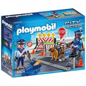 6924 Playmobil Politie Wegversperring