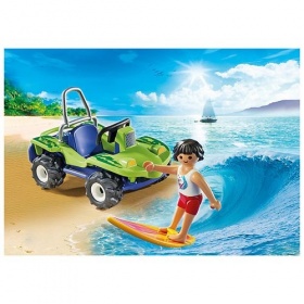 Vergroot 6982 Playmobil Surfer Met Strandbuggy 6982 Playmobil Surfer Met Strandbuggy