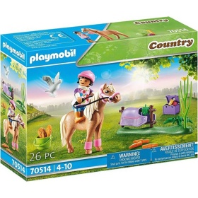 Vergroot 70514 Playmobil Country Verzamelpony Ijslander 70514 Playmobil Country Verzamelpony Ijslander