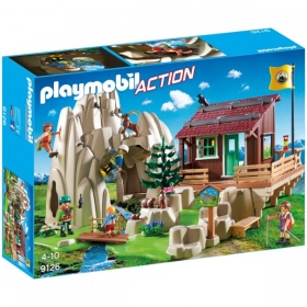 Vergroot 9126 Playmobil bergbeklimmers met berghut 9126 Playmobil bergbeklimmers met berghut