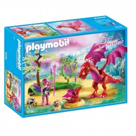 Vergroot 9134 Playmobil Drakenhoeder Met Rode Draken 9134 Playmobil Drakenhoeder Met Rode Draken