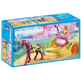 Vergroot 9136 Playmobil Bloemenfee Met Eenhoornkoets 9136 Playmobil Bloemenfee Met Eenhoornkoets