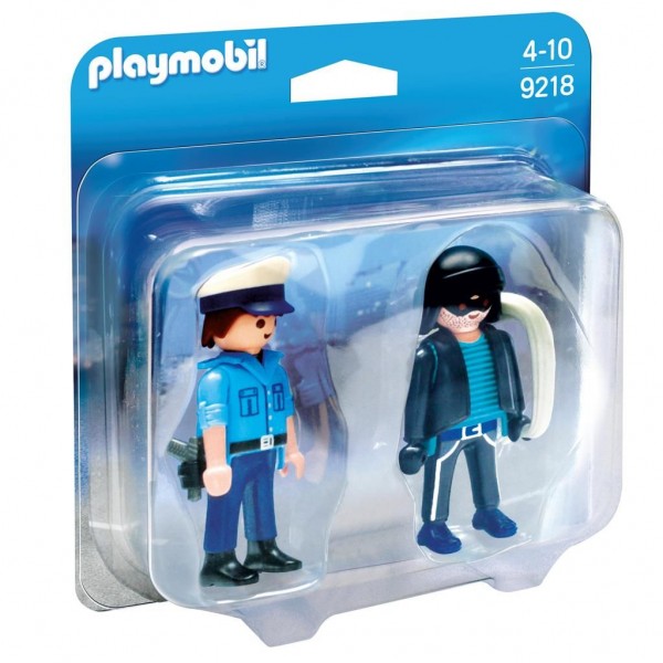 9218 Playmobil Duopack Politieagent En Dief playmobil kopen in de aanbieding