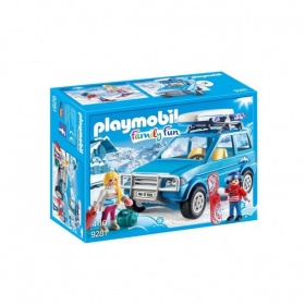 Vergroot 9281 Playmobil 4x4 Met Dakkoffer 9281 Playmobil 4x4 Met Dakkoffer