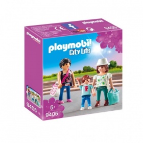 Vergroot 9405 Playmobil Winkelende Meisjes 9405 Playmobil Winkelende Meisjes