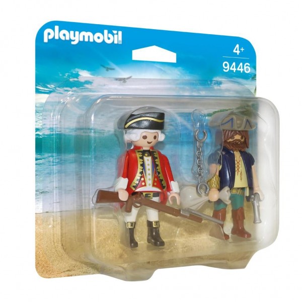 9446 Playmobil Duopack Piraat En Soldaat playmobil kopen in de aanbieding