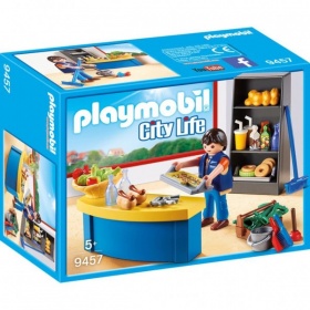 Vergroot 6457 Playmobil Schoolconciërge Met Kiosk 6457 Playmobil Schoolconciërge Met Kiosk