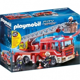 Vergroot 9463 Playmobil Brandweer Ladderwagen 9463 Playmobil Brandweer Ladderwagen